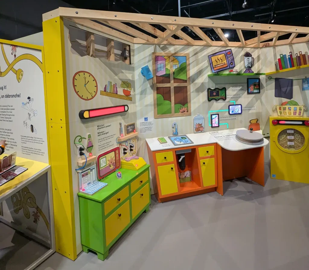 General Overview of a few Interactive Stations at Inside the Walls Exhibition